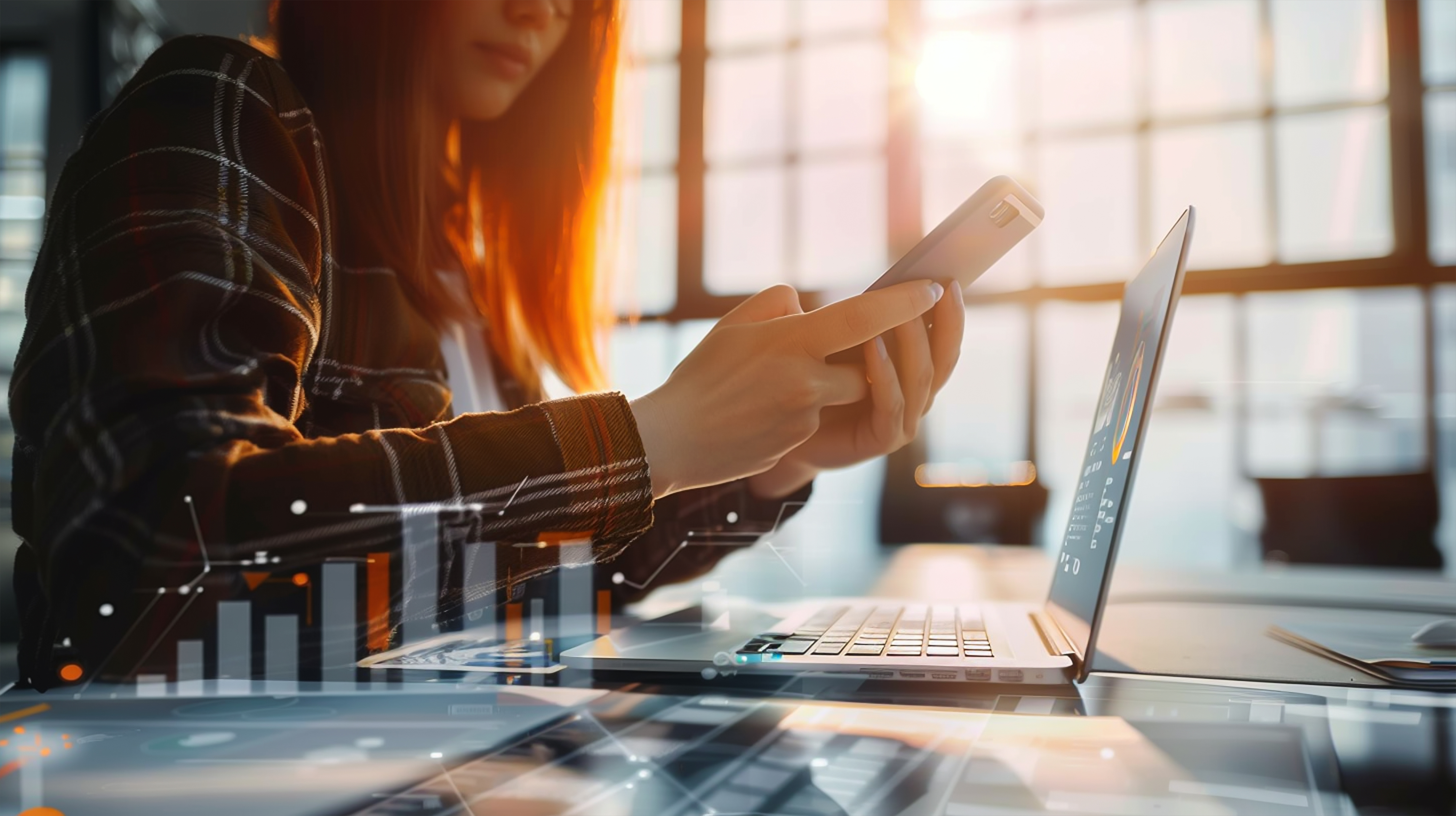 businesswoman-hand-working-digital-marketing-media-virtual-screen-with-mobile-phone